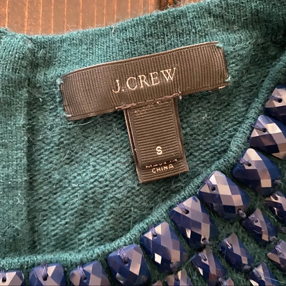 J. Crew Jeweled Starburst Sweater